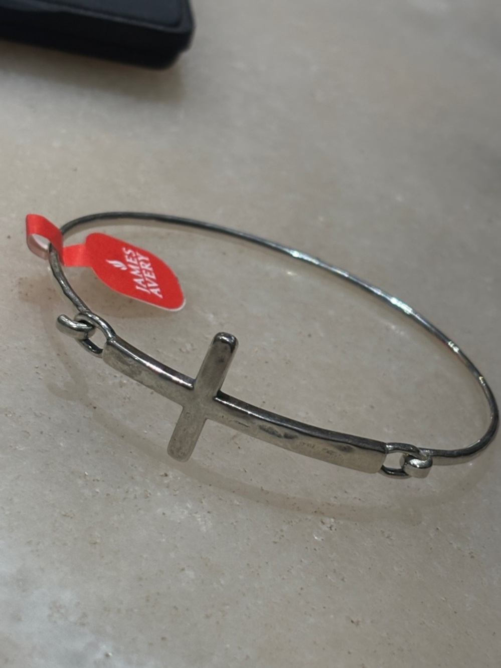 New James Avery Horizon Cross Hook-On bracelet size large